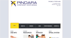 Desktop Screenshot of pindaraphysio.com.au