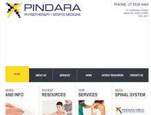 Tablet Screenshot of pindaraphysio.com.au